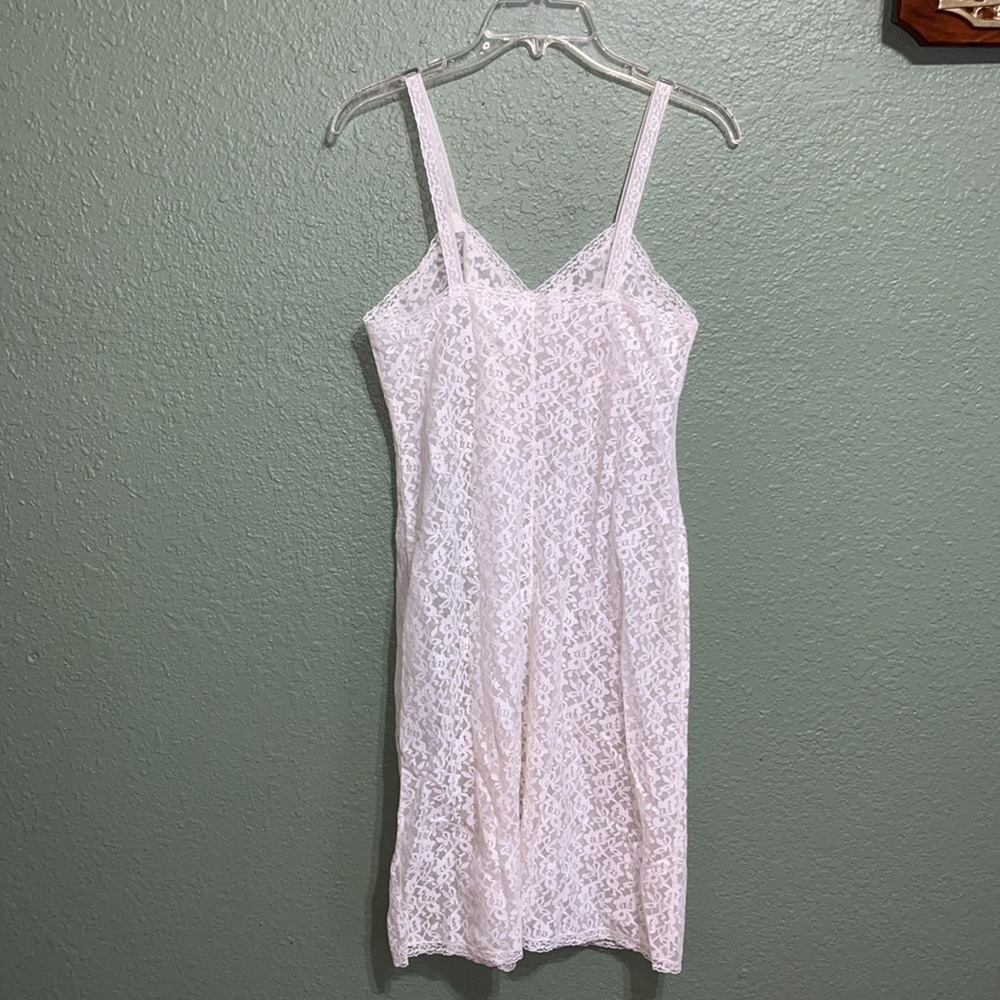 Vintage 60s Lace Slip dress Floral Dress St Michael - Picture 5 of 8